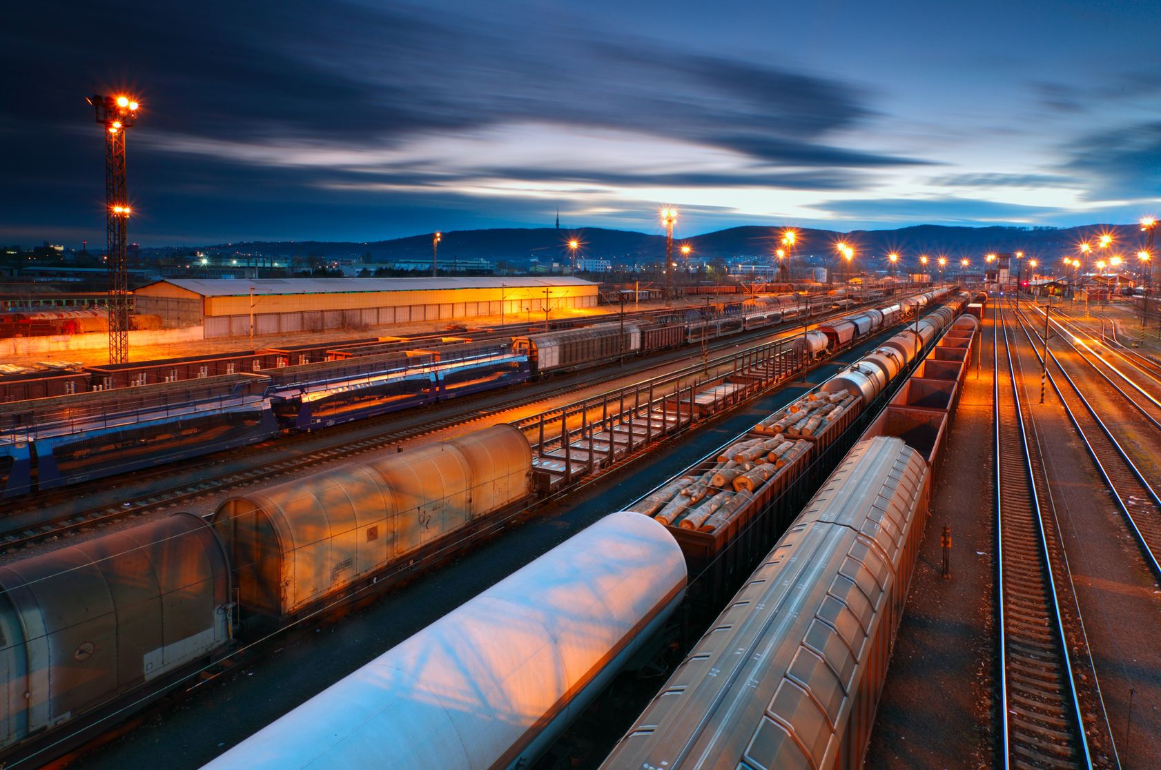 A rail yard management software increases efficiency